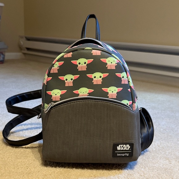 Loungefly Star Wars Grogu Patterned Backpack - Picture 1 of 5